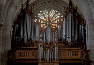 West rose window by French School